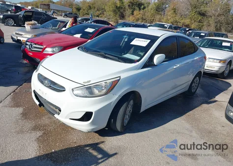 2015 Hyundai Accent Gls из США, поврежденный, VIN KMHCT4AE0FU797580
